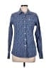 Ariat Print Blue Long Sleeve Button-Down Shirt Size M - photo 1