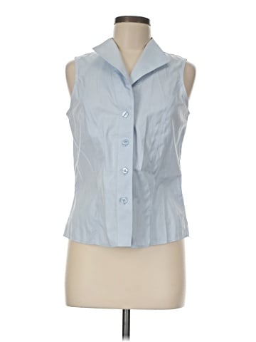 Jones New York Collection Sleeveless Button-Down Shirt (view 1)