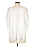 Cato 100% Polyester Ivory 3/4 Sleeve Blouse Size L - photo 2