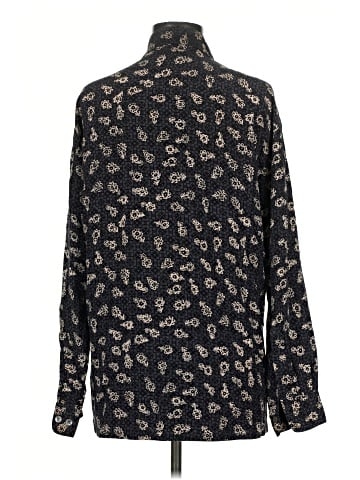Equipment Long Sleeve Silk Top (view 2)
