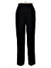 August Silk 100% Polyester Solid Black Dress Pants Size 6 - photo 2