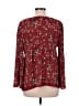 Max Studio 100% Polyester Burgundy Long Sleeve Blouse Size M - photo 2