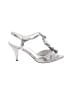 Michelle D. Silver Heels Size 10 - photo 1