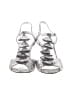 Michelle D. Silver Heels Size 10 - photo 2