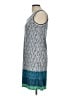 Max Studio Graphic Blue Casual Dress Size L - photo 5