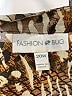 Fashion Bug 100% Polyester Animal Print Brown Cocktail Dress Size 20 - photo 7