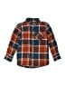 Wonder Nation Plaid Brown Long Sleeve Button-Down Shirt Size 8 - photo 1