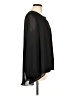 NY Collection 100% Polyester Black Long Sleeve Blouse Size L - photo 4