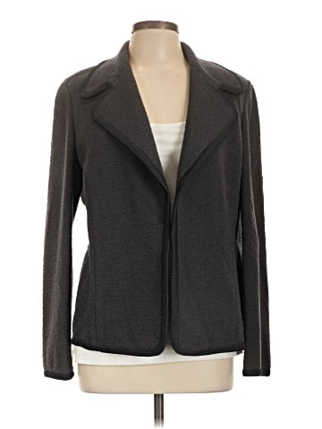 Linda Allard Ellen Tracy Wool Cardigan (view 1)