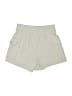 Yogalicious Solid Ivory Khaki Shorts Size XS - photo 2