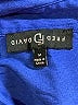 Fred David Blue Long Sleeve Blouse Size M - photo 7