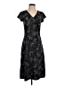 Athleta Paisley Black Casual Dress Size S (tall) - photo 1