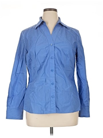 Worthington Long Sleeve Button-Down Shirt (view 1)