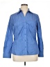 Worthington Blue Long Sleeve Button-Down Shirt Size 16 - photo 1