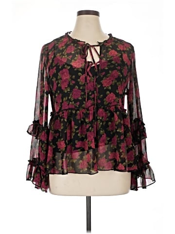American Eagle Outfitters 3/4 Sleeve Blouse (view 1)