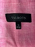 Talbots 100% Linen Pink Blazer Size 14 - photo 6