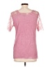 Pol Pink Short Sleeve Top Size L - photo 2