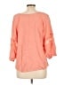 Adrienne Vittadini Orange 3/4 Sleeve Blouse Size L - photo 2