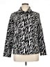 JM Collection Animal Print Silver Jacket Size XL - photo 1