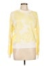 Ann Taylor LOFT Floral Yellow Pullover Sweater Size L - photo 1