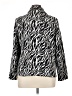 JM Collection Animal Print Silver Jacket Size XL - photo 2