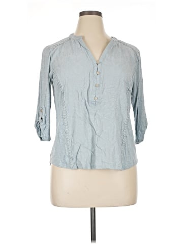 Democracy 3/4 Sleeve Button-Down Shirt (view 1)