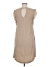Zara Basic Solid Tan Casual Dress Size M - photo 2