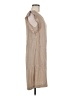 Zara Basic Solid Tan Casual Dress Size M - photo 4
