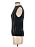 Theory Blue Black Sleeveless Top Size S - photo 5