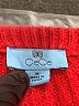 CeCe Red Cardigan Size M - photo 7