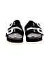 J/Slides 100% Leather Black Sandals Size 8 - photo 2