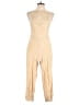 RVCA 100% Viscose Solid Tan Jumpsuit Size 10 - photo 1