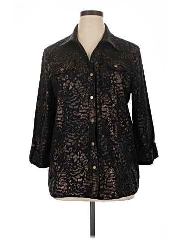 JM Collection 3/4 Sleeve Blouse (view 1)