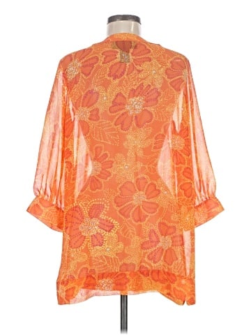 Susan Graver 3/4 Sleeve Blouse (view 2)