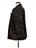 JM Collection Animal Print Black 3/4 Sleeve Blouse Size XL - photo 5