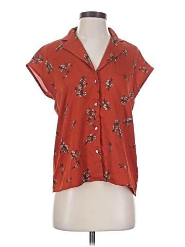 Ann Taylor Factory Short Sleeve Blouse (view 1)