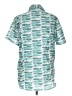 L.L.Bean Tropical Teal Short Sleeve Blouse Size L (tall) - photo 2