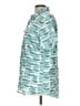 L.L.Bean Tropical Teal Short Sleeve Blouse Size L (tall) - photo 5