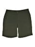 Athleta Solid Green Khaki Shorts Size 10 - photo 1