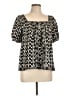 Max Studio Black Short Sleeve T-Shirt Size L - photo 1