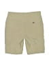 IZOD Solid Tan Khaki Shorts Size 7 - photo 2