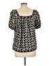 Max Studio Black Short Sleeve T-Shirt Size L - photo 2
