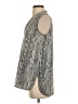 Nic + Zoe 100% Polyester Silver Sleeveless Blouse Size XS - photo 5