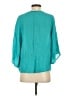Umgee Teal 3/4 Sleeve Blouse Size S - photo 2