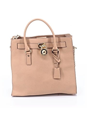 MICHAEL Michael Kors Leather Satchel (view 1)