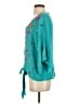 Umgee Teal 3/4 Sleeve Blouse Size S - photo 5
