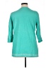 Talbots 100% Cotton Teal 3/4 Sleeve Top Size 1X - photo 2