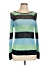 525 America 100% Rayon Stripes Blue Pullover Sweater Size L - photo 1