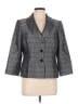 Kasper 100% Polyester Gray Jacket Size 12 Petite - photo 1