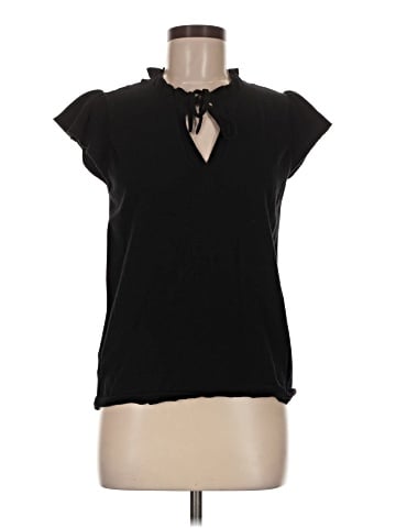 Ann Taylor LOFT Outlet Short Sleeve Blouse (view 1)